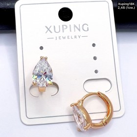 Сережки Xuping18К 20349 (1.см)